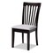 Baxton Studio Minette Gray Upholstered Espresso Brown Finished Wood Dining Chair, PK4 153-9398 - alternate 6